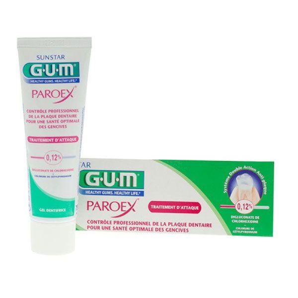 GUM Paroex toothpaste gel 75ml