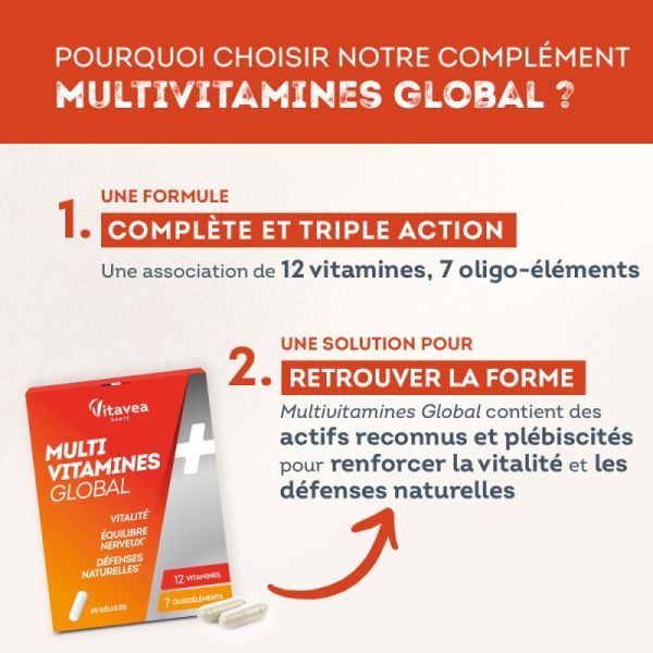 Global multi vitamins - 45 capsules
