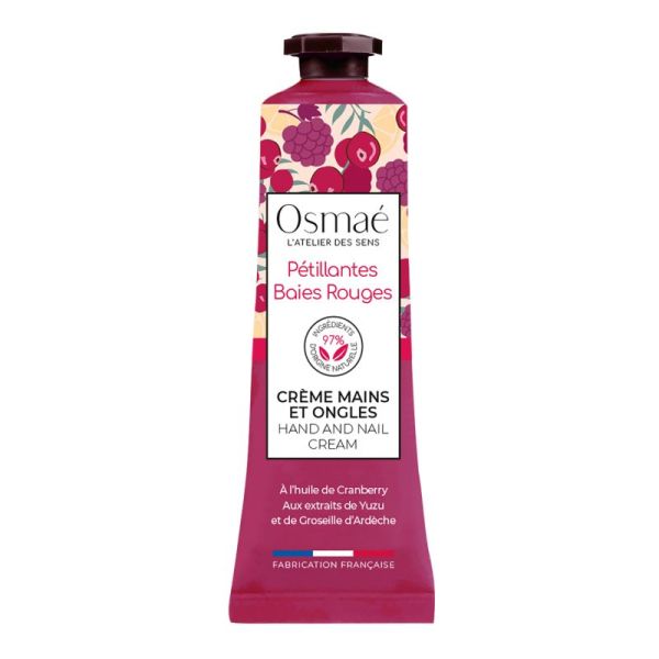 Osmae Creme Mains Baies Rouges