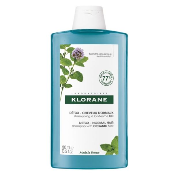 Klorane Shamp Detox Menthe Bio 400Ml