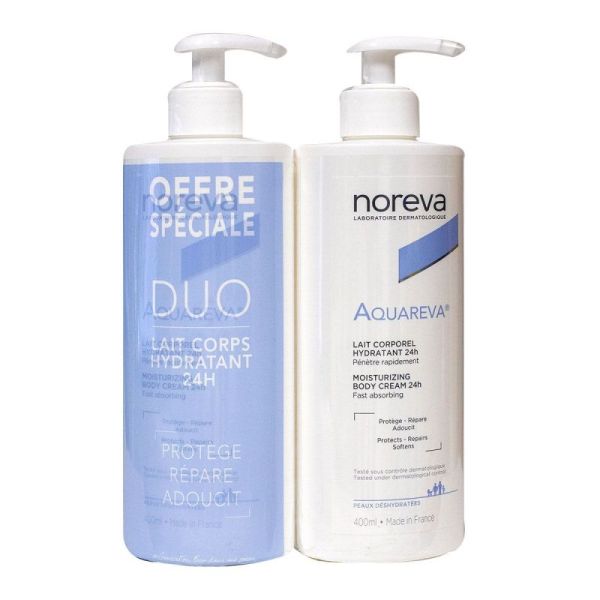 Aquareva - 24-hour moisturizing body lotion - DUO