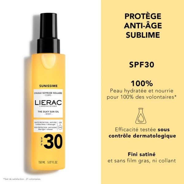 Lierac Sunissime Huile Corps Spf30 150Ml