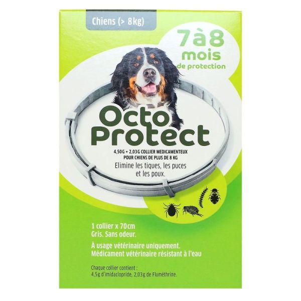 Octoprotect 4,50G2,03G Chien  8Kg 1Coll