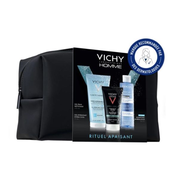 Vichy Hom Coff Noel 25 Hydracool Dercos