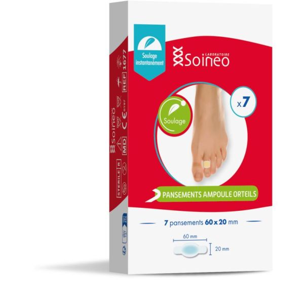 Soineo Pansements Ampoules Orteils /7