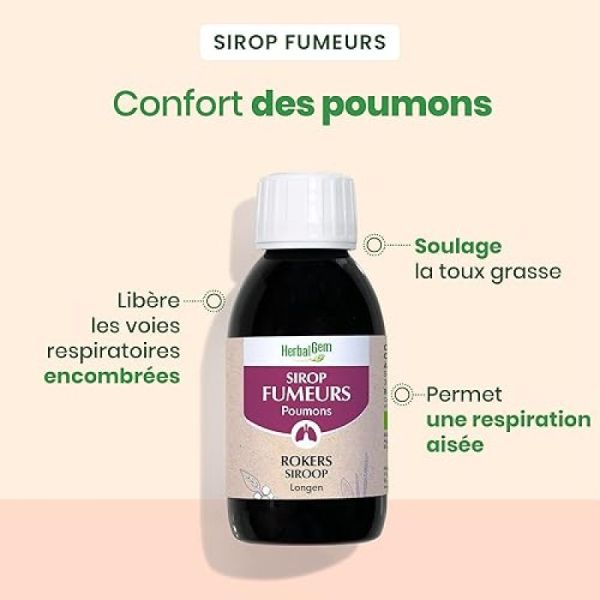 Herbalgem Sirop Fumeurs Bio 250Mlgomme