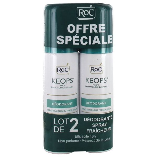 Keops Freshness Deodorant Spray 2 x 100ml