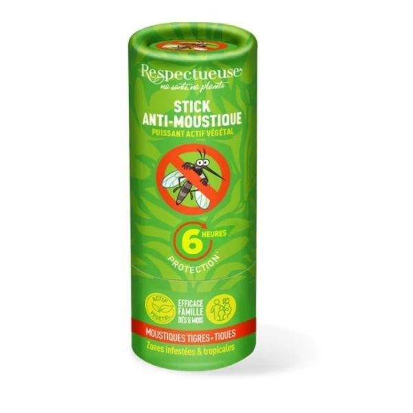 Respectueuse Stick Anti Moustique 40G