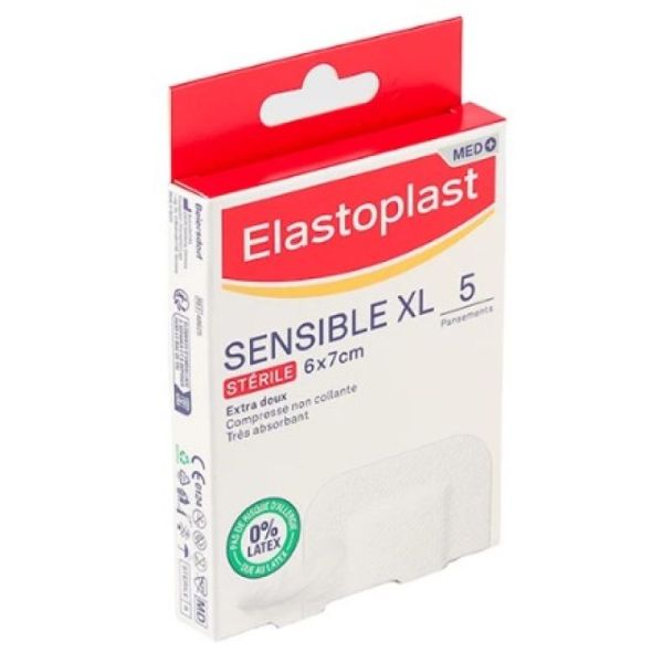 Elastoplast Med Sensible Xl Pans 6X7Cm 5
