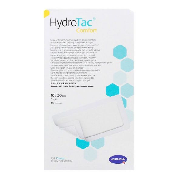 HydroTac Comfort 10 dressings 10x20cm