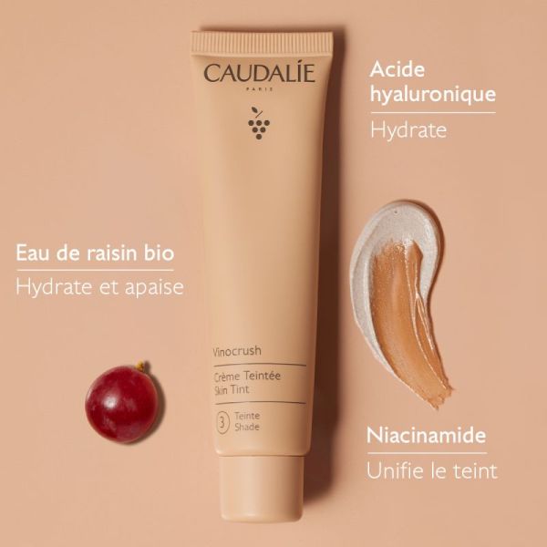 Caudalie Vinocrush Creme Teintee 3 30Ml