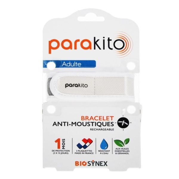 Parakito Bracel A-Moustiq Rech Ad Blanc