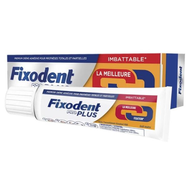 Fixodent Pro Plus Neutre 40G