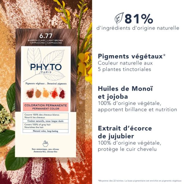 COLOR - 6.77 Light Brown Cappuccino