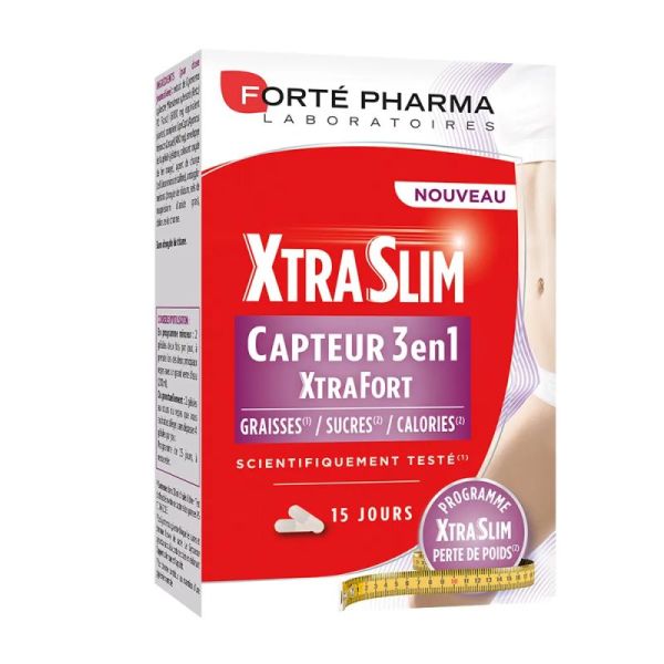 XtraSlim 3in1 sensor XtraFort 60 capsules