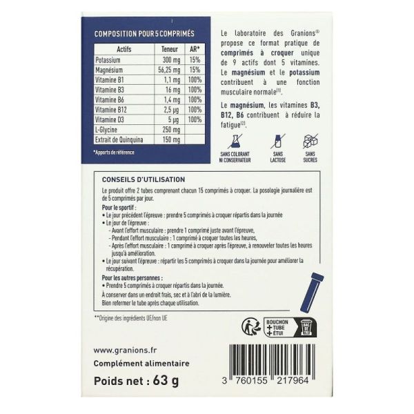 Granions Decontract Musc Fort A Croquer
