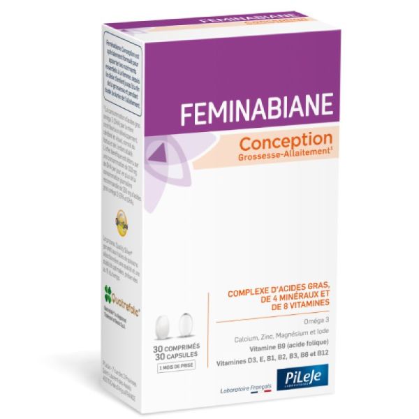 Feminabiane conception 30 tablets & 30 capsules