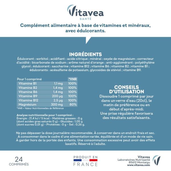 Magnesium & relaxation vitamins 24 tablets