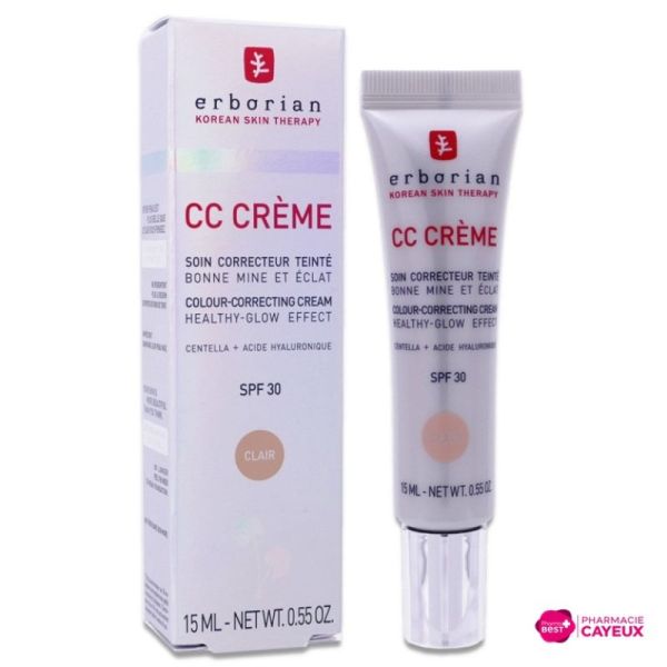 Erborian Cc Creme Clair Spf30 15Ml