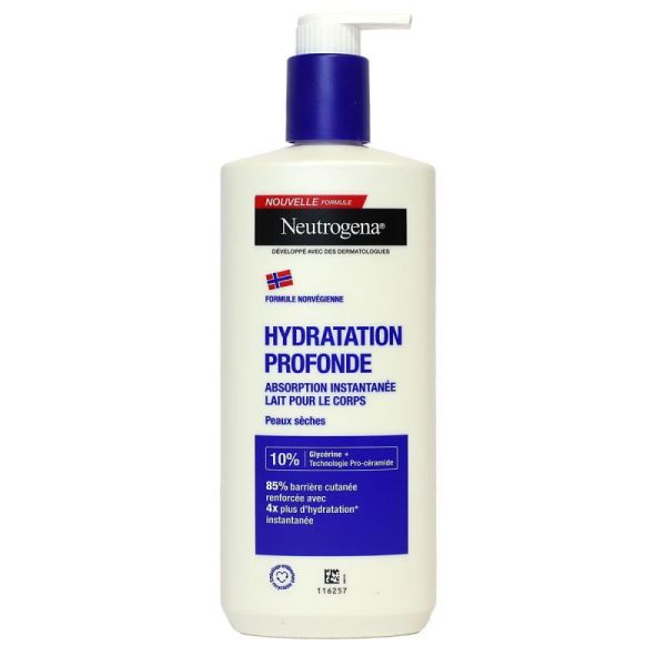 Neutrogena Hydrat Prof 72H Lait Corp400Ml