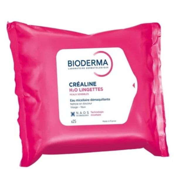 Crealine H2O Lingettes 25