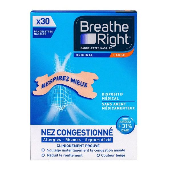 Nasal Strips for Congested Nose - 30 units