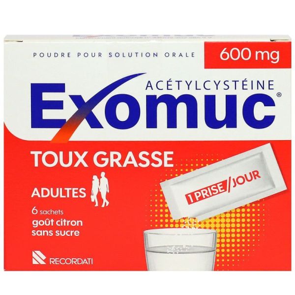 Exomuc 600Mg Pdr Oral 6Sch