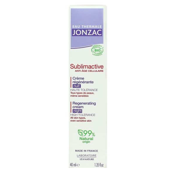 Jonzac Creme Regenerante Nuit 40Ml