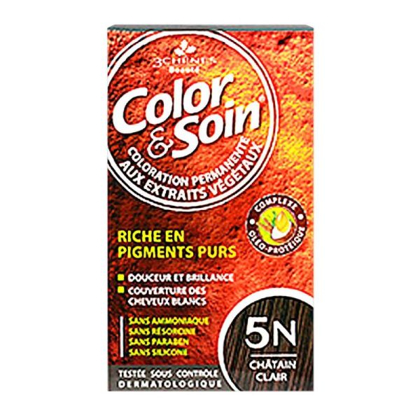 Color & Soin permanent color - 5N light brown