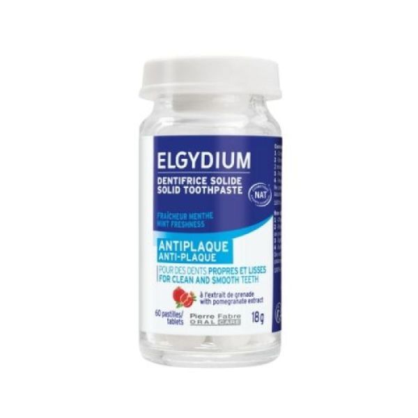 Elgydium Dentifrice Solide A-Plaq 60 Cpr