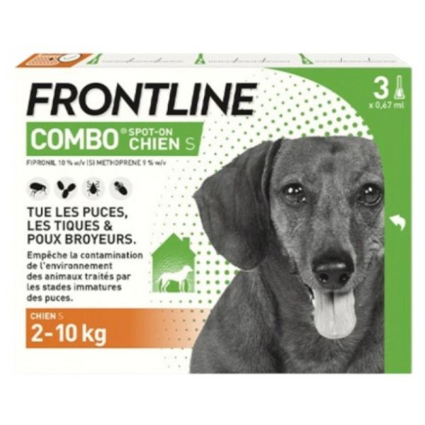 Frontline Combo 2-10Kg 3Pipettes