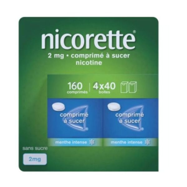 Nicorette 2Mg Menthe Intense Bt160