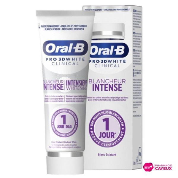 Oral B Dent 3D White Clin 75Ml1