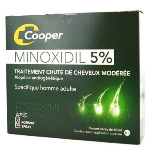 Minoxidil 5 Cooper Fl3x60ml