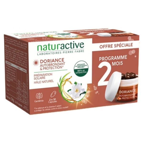 Doriance Self-tanner & Protection - 2x30 caps