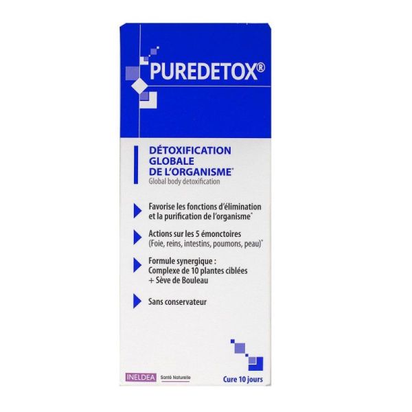 Ineldea Puredetox Detox 250Ml Citron