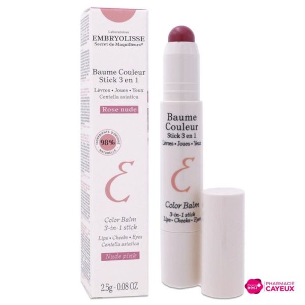 Embryolisse Baum Coul Stick 3En1 Rose Nud
