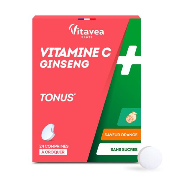 Nutrisanté vitamin C & ginseng tone x 24 tablets