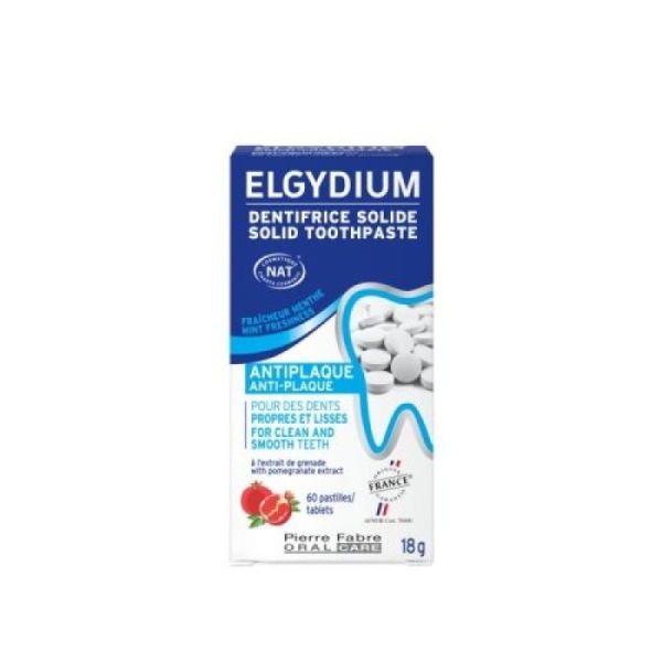 Elgydium Dentifrice Solide A-Plaq 60 Cpr