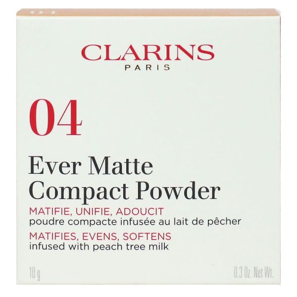 Clarins Ever Matte Comp Powd 04 Mediu 10G