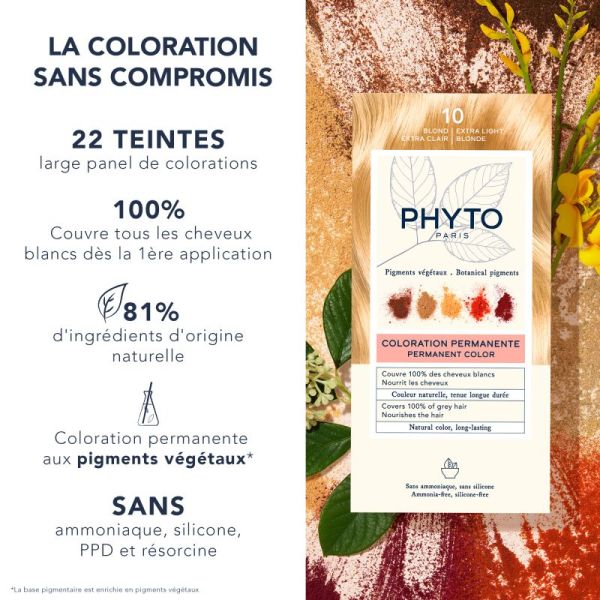 Phyto Permanent Color 10