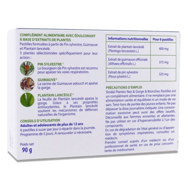 Stodal Plantes Citron Pastilles