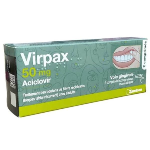 Virpax 50Mg Cpr Ggvl Bt2 Du