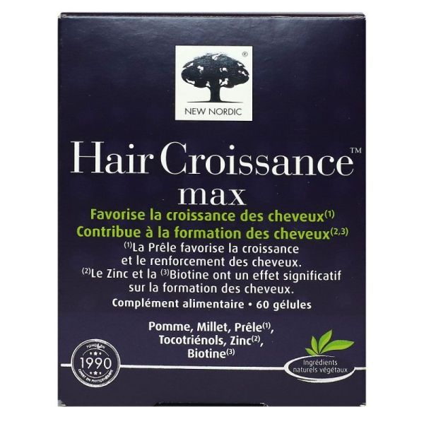 New Nordic Hair Croissance Max Gelu60