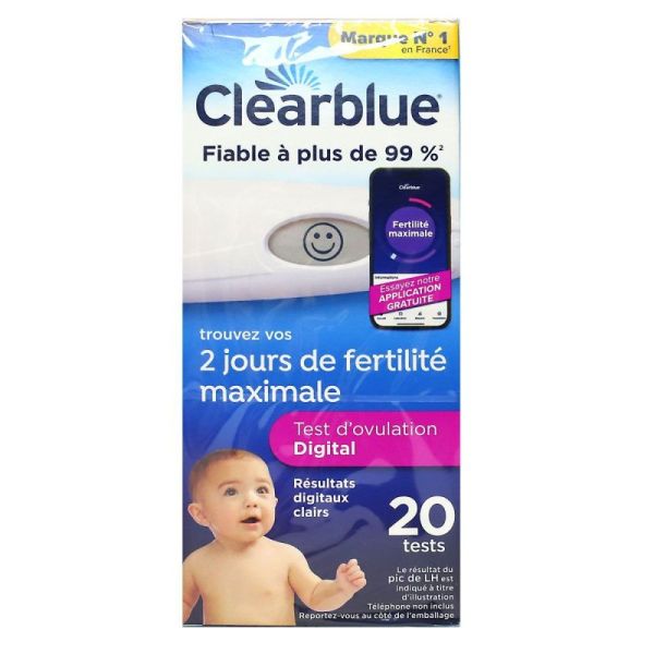 Clearblue Test Ovul Digital 1 Hormone X20