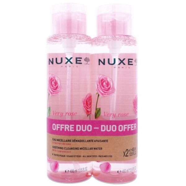 Nuxe Very Rose Eau Micel Apais 2X400Ml
