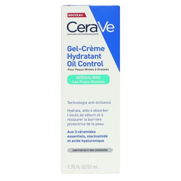 Cerav Gel Cr Hydratant Oil Control 52Ml
