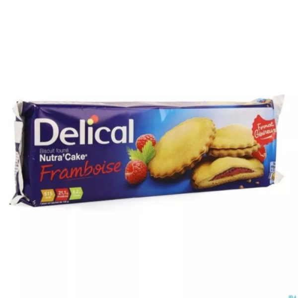 Delical nutra raspberry cake 3x35g