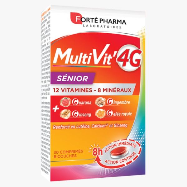 Multivit'4G Senior 30 tablets