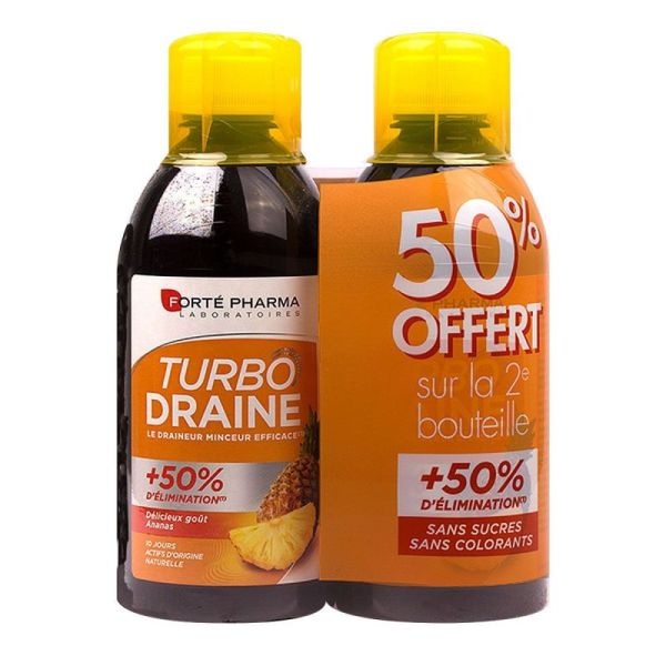 Turbodraine pineapple oral solution 2x500ml